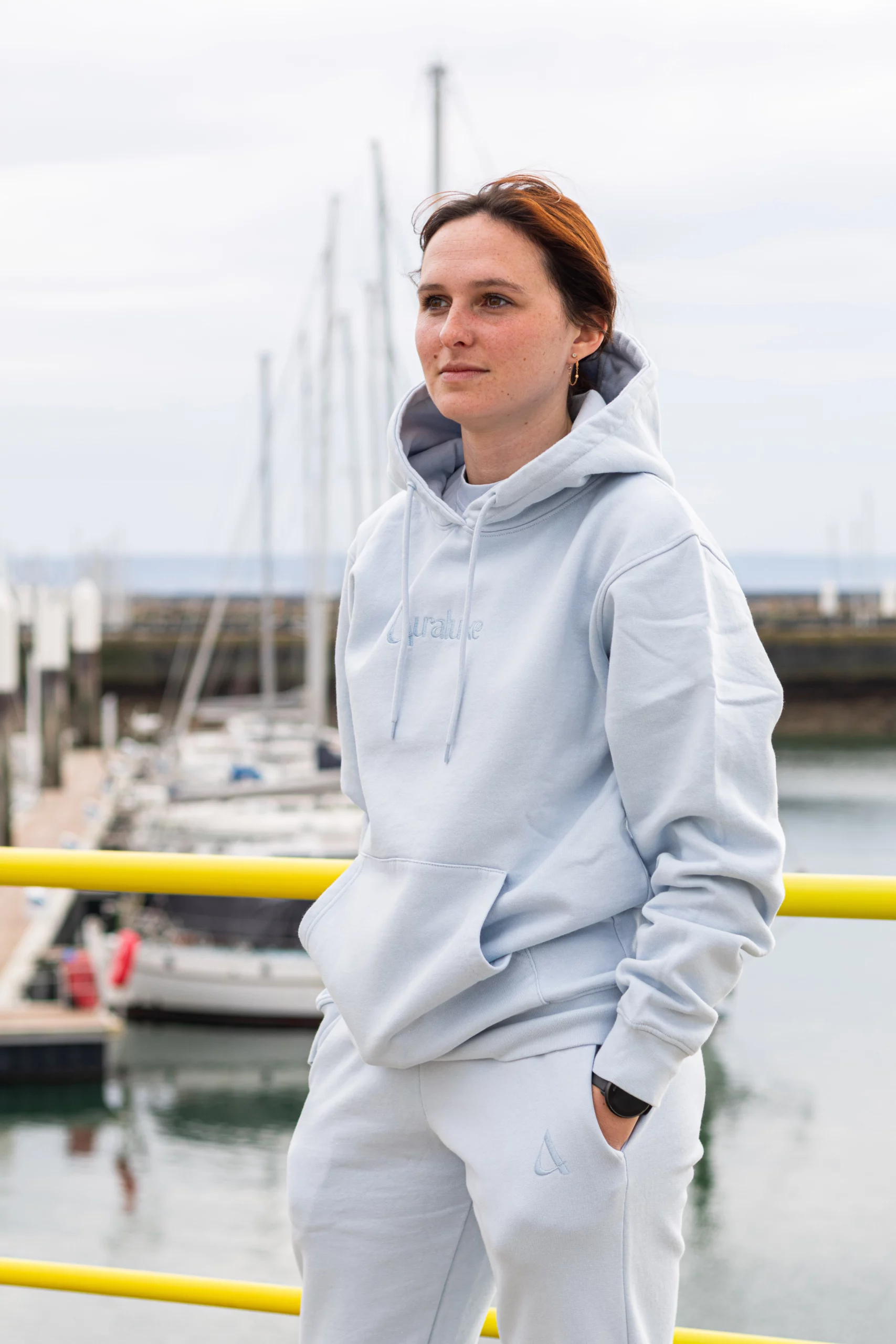 sweat auraluxe classiques bleu ciel